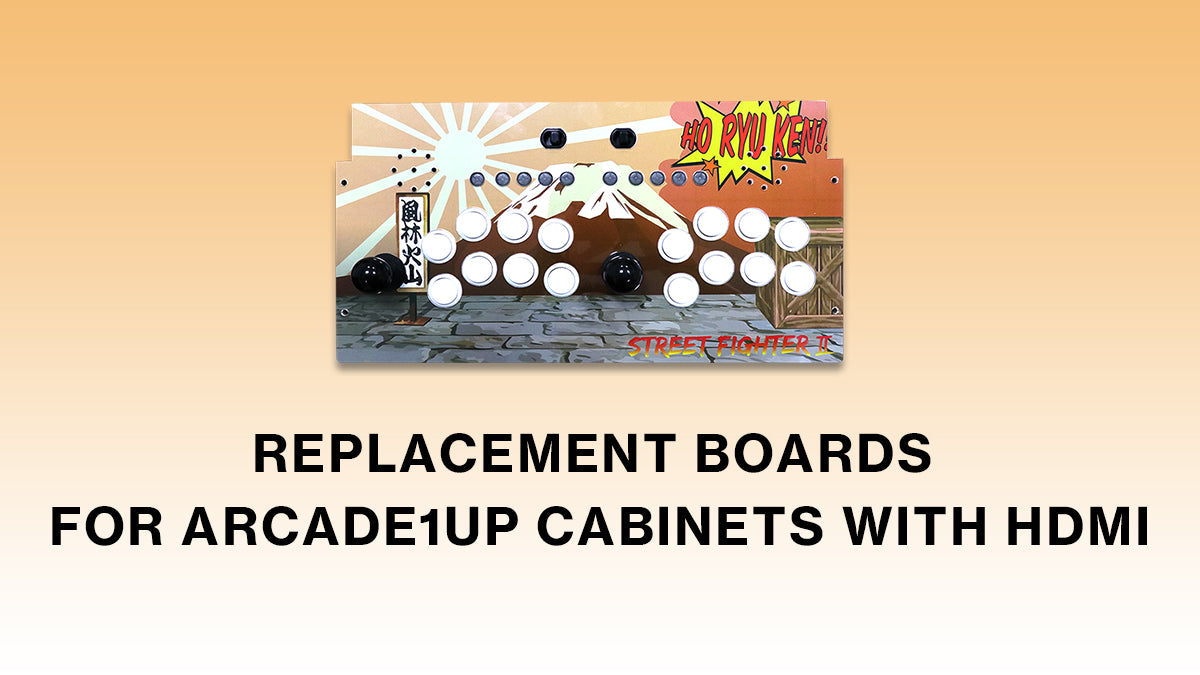 Replacement Boards for Arcade1Up Cabinets with HDMI