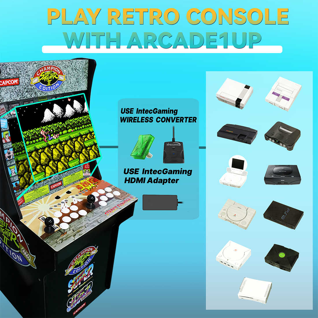 Arcade 1up Cabinet for Switch Console