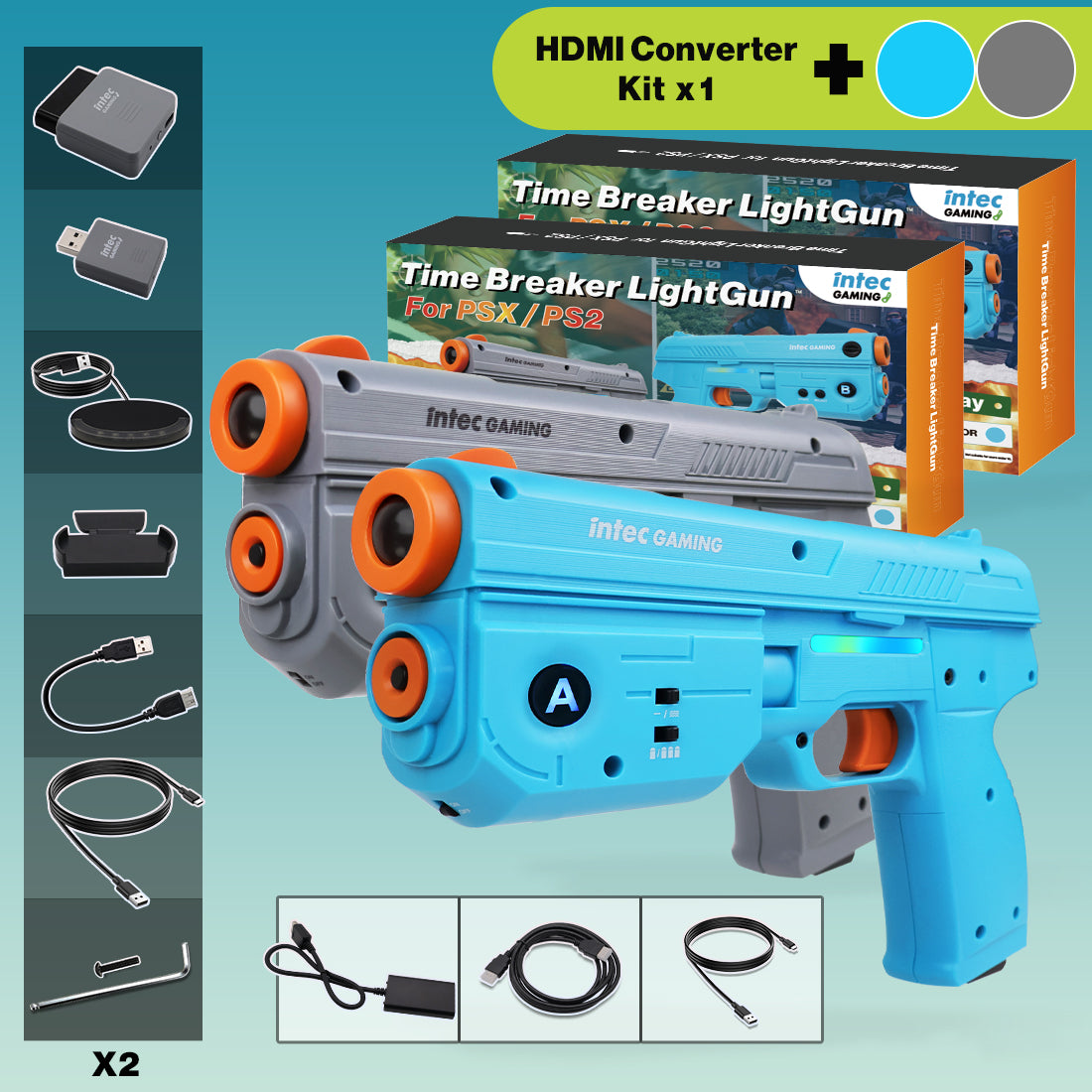 Time Breaker LightGun for PS1 /PS2