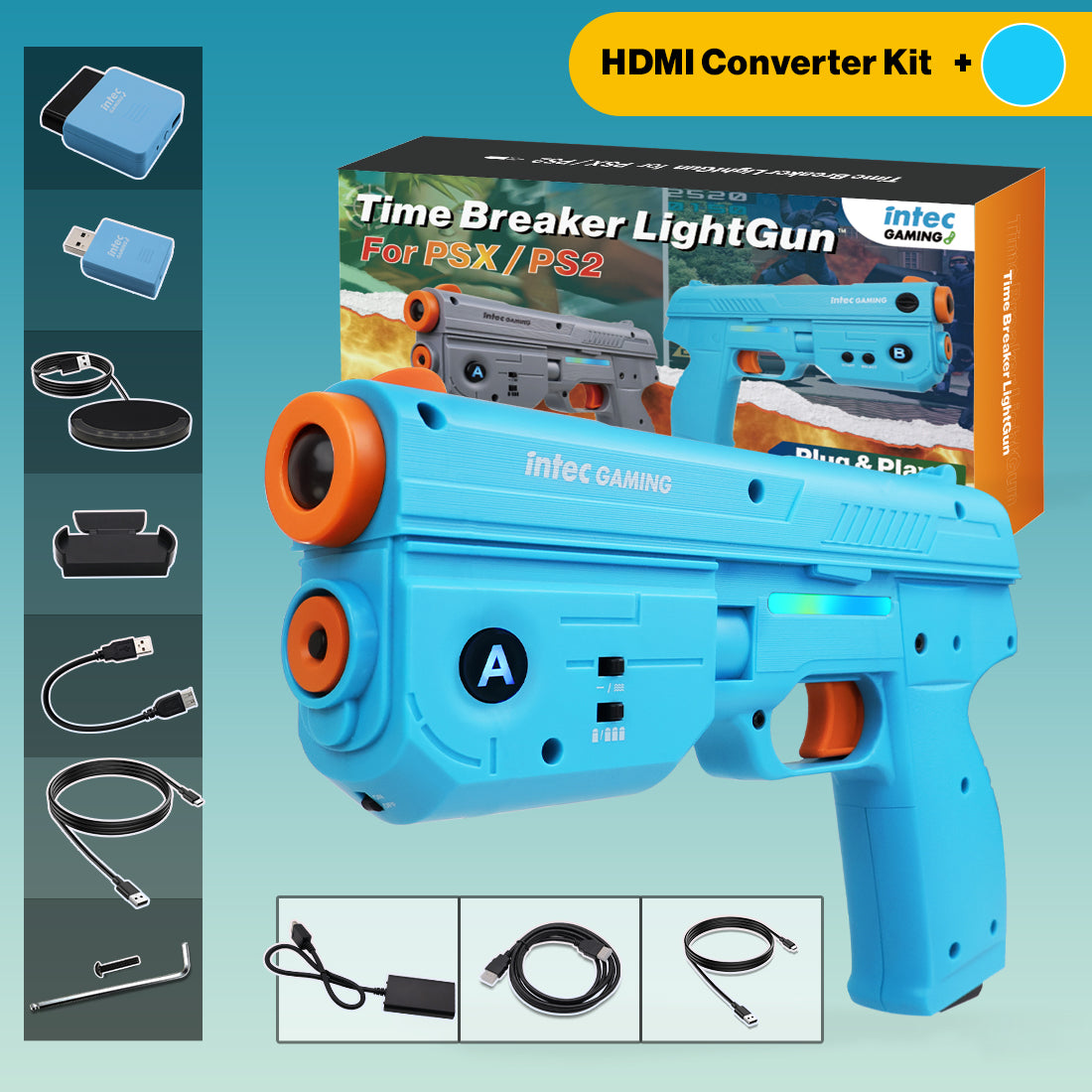 Time Breaker LightGun for PS1 /PS2