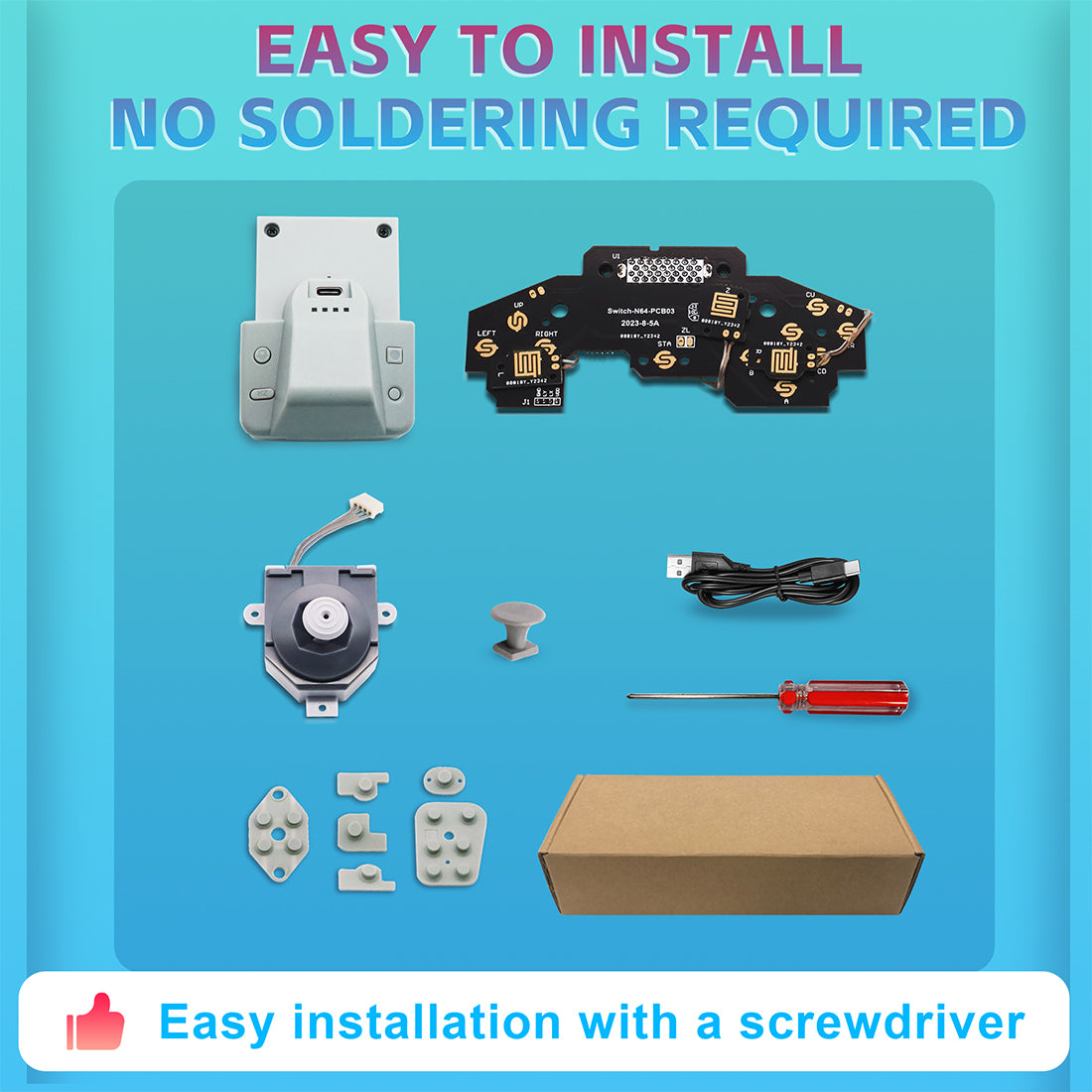 N64 Controller For Switch Kit