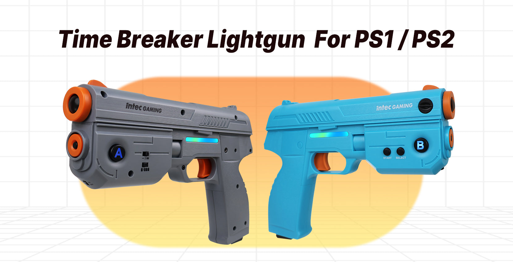 Time Breaker LightGun for PS1 /PS2 – INTECGAMING