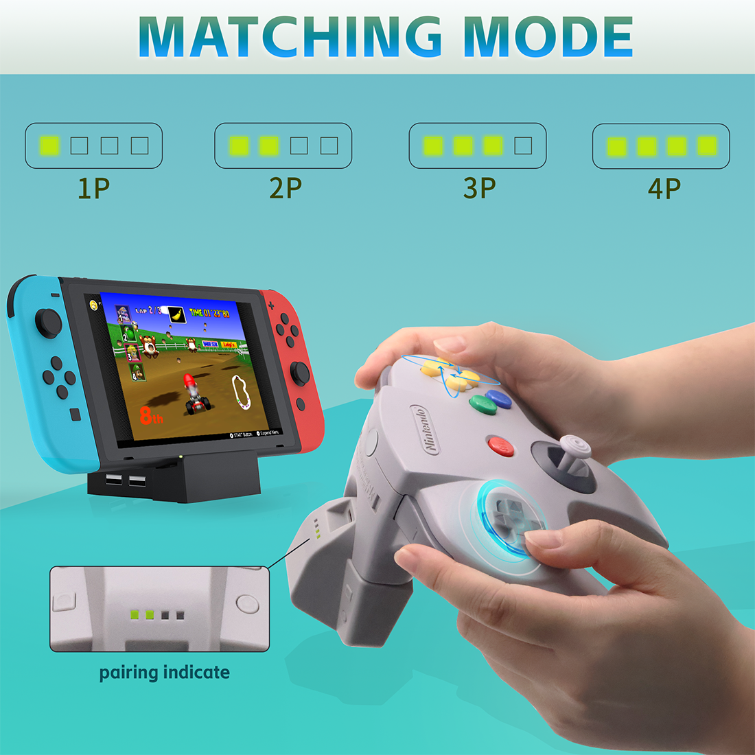N64 Controller For Switch Kit