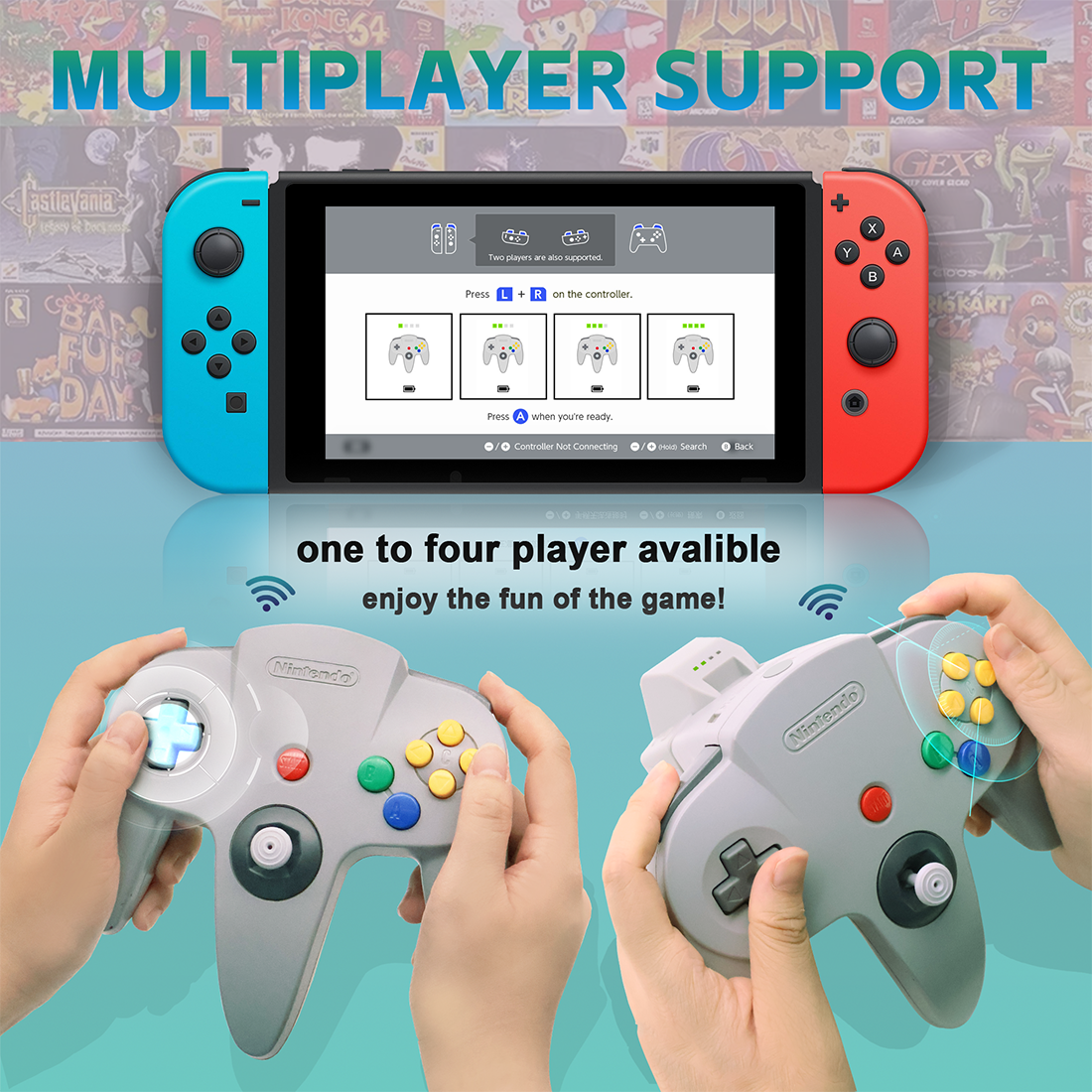 N64 Controller For Switch Kit