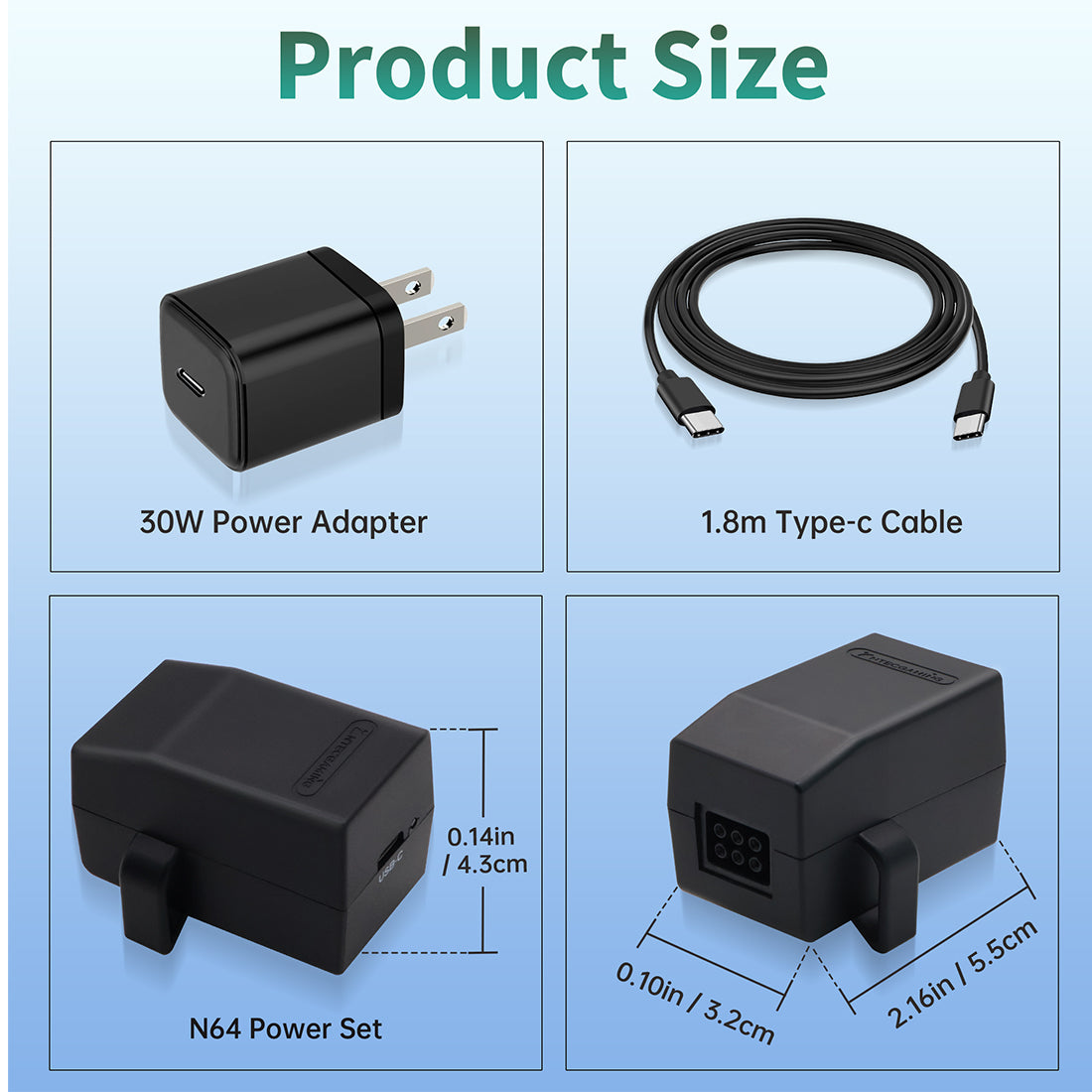 USB Type-C Power Kit – Buy N64 Type C Power Kit – INTECGAMING