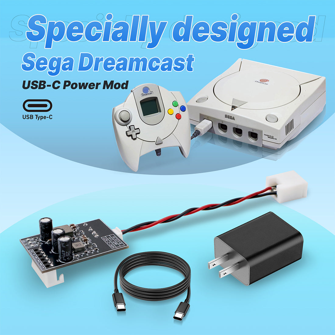 SEGA Dreamcast Type C Power Kit