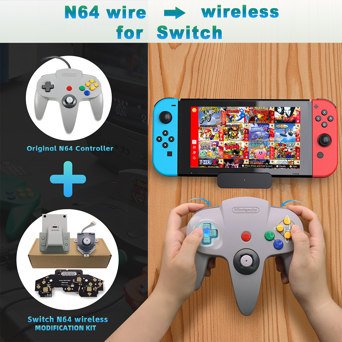 N64 Controller For Switch Kit