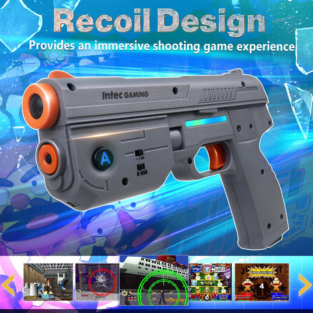 Ps12 Gun Time Breaker LightGun for PS1 /PS2 – INTECGAMING