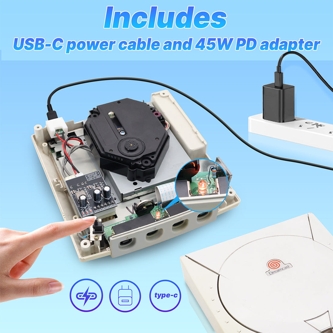 SEGA Dreamcast Type C Power Kit