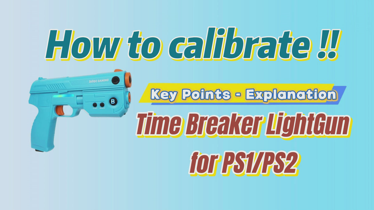 Time Breaker LightGun for PS1 /PS2 – INTECGAMING